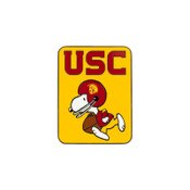 USC Trojans Gold Arch Snoopy Football Running Magnet